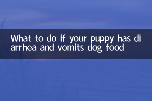 यदि आपके पिल्ले को दस्त हो और कुत्ते का खाना उल्टी हो तो क्या करें