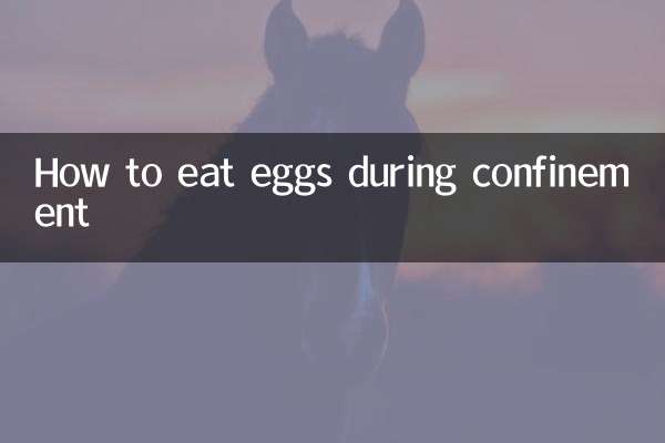 Wie man während der Entbindung Eier isst