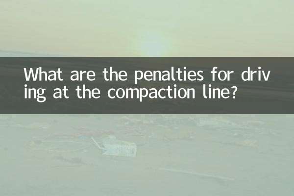 संघनन लाइन पर गाड़ी चलाने पर दंड क्या हैं?