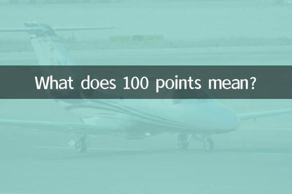 100 পয়েন্ট মানে কি?