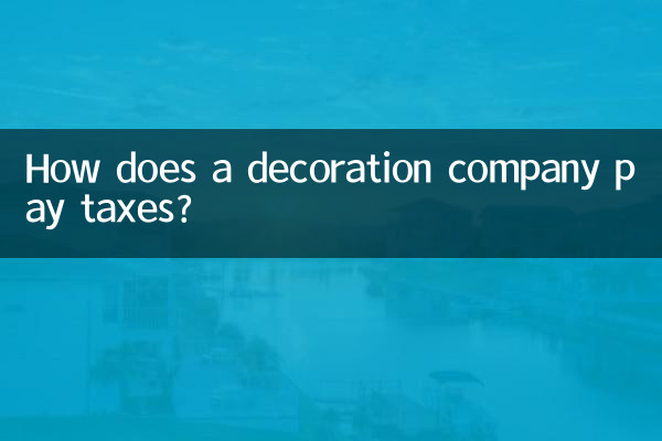 Как компания по декорированию платит налоги?