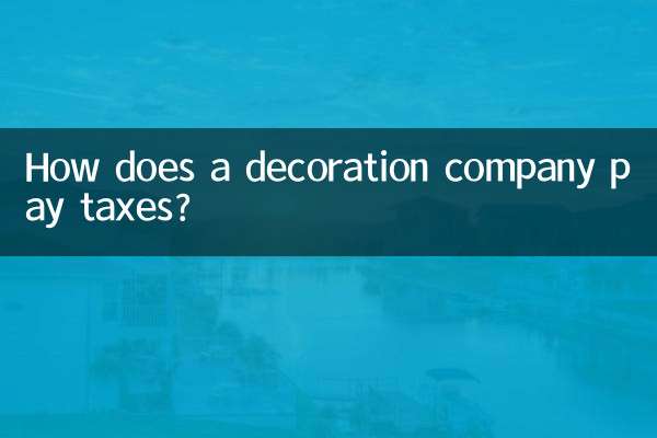 Как компания по декорированию платит налоги?