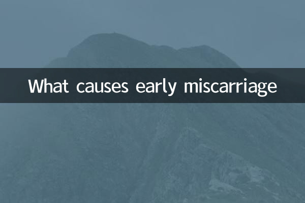 O que causa o aborto precoce