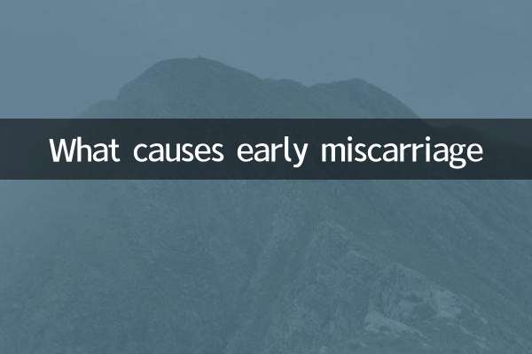 ابتدائی اسقاط حمل کی وجہ کیا ہے