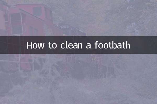 Como limpar um pedilúvio