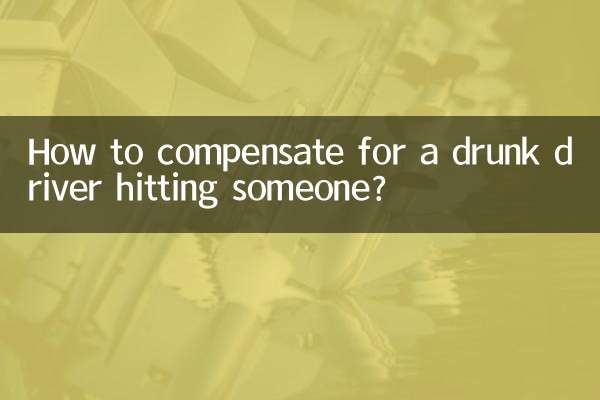 Como compensar um motorista bêbado atropelando alguém?