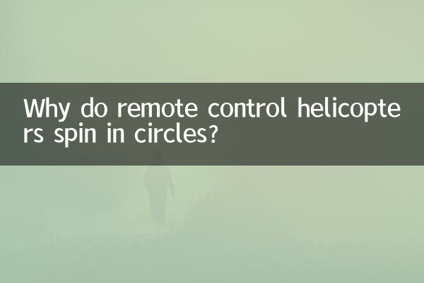 ریموٹ کنٹرول ہیلی کاپٹر حلقوں میں کیوں گھومتے ہیں؟