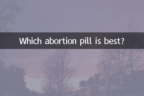 Quale pillola abortiva è la migliore?