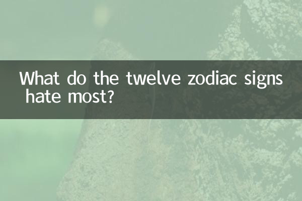 Что двенадцать знаков зодиака ненавидят больше всего?