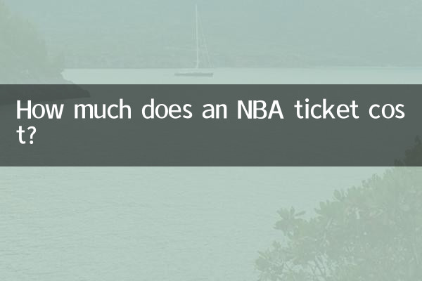 Wie viel kostet ein NBA-Ticket?