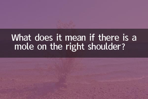 Что означает, если родинка на правом плече?