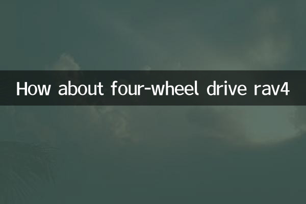 ماذا عن الدفع الرباعي rav4