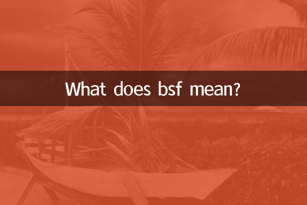 Cosa significa bsf?