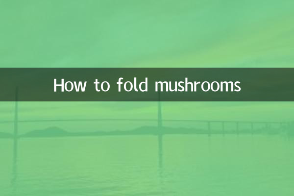 Come piegare i funghi
