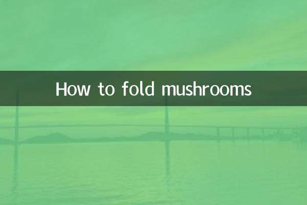 Come piegare i funghi