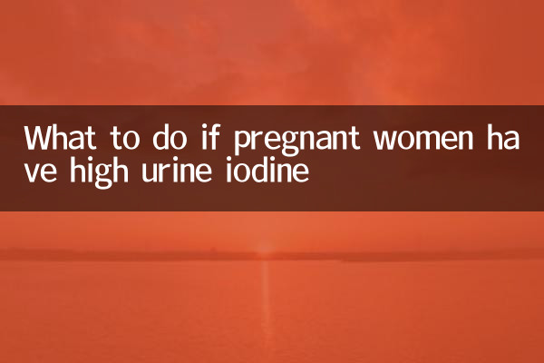 Was tun, wenn schwangere Frauen hohe Urinjod haben