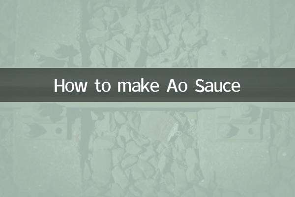 Wie man AO -Sauce macht