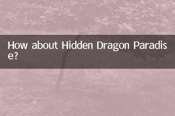 ¿Cómo es la tierra bendita de los dragones ocultos?
