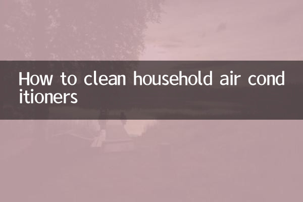 How to clean household air conditioners