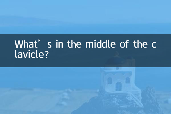 What’s in the middle of the clavicle?