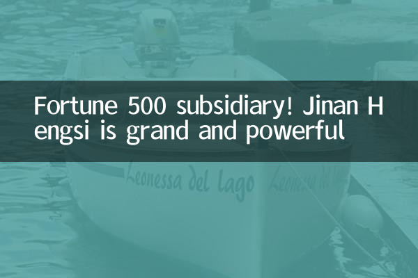 شرکت تابعه Fortune 500! جینان هنگسی بزرگ و قدرتمند است