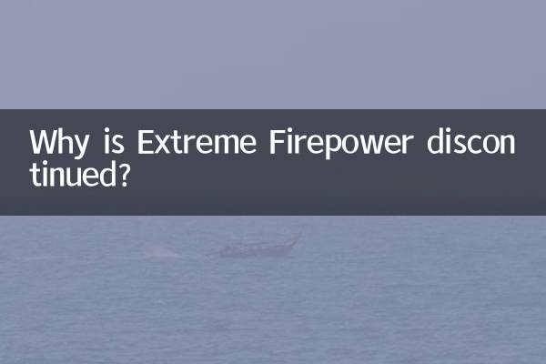 Extreme Firepower가 중단된 이유는 무엇입니까?
