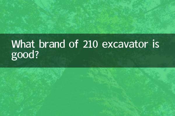কোন ব্র্যান্ডের 210 এক্সকাভেটর ভালো?
