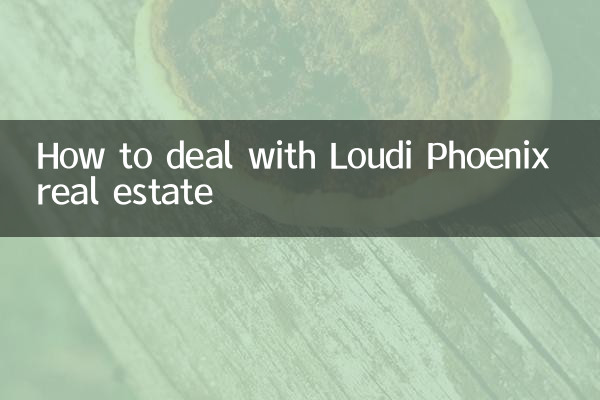 Cómo lidiar con los bienes raíces de Loudi Phoenix