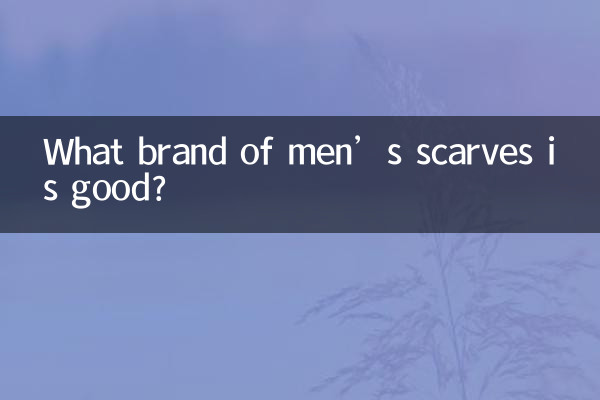 什么牌子的男士围巾好
