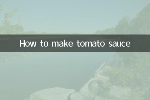 How to make tomato sauce
