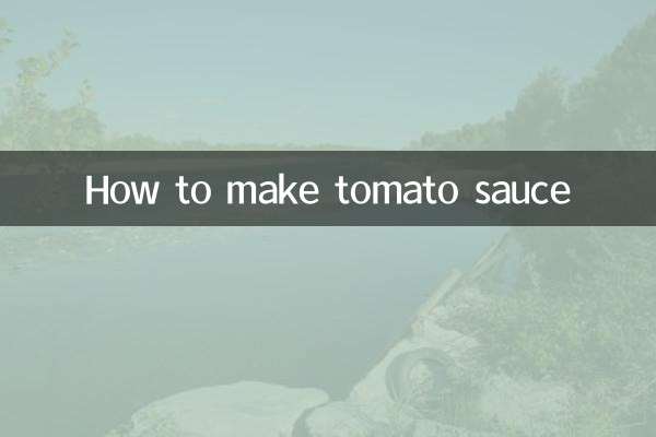 How to make tomato sauce