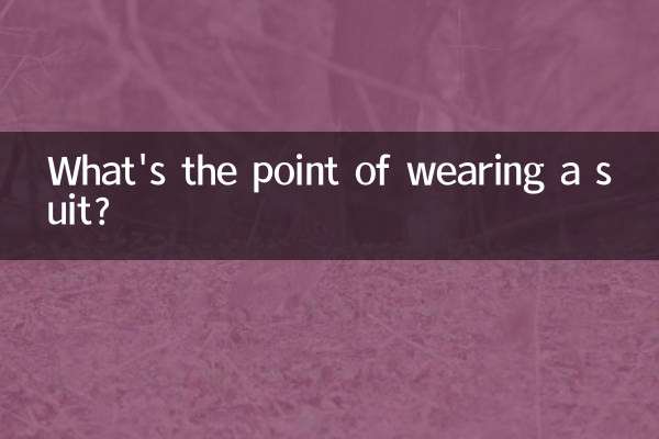 স্যুট পরে লাভ কি?