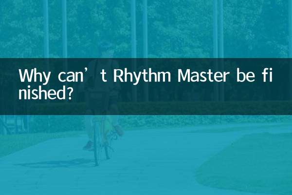 Perché non è possibile completare Rhythm Master?