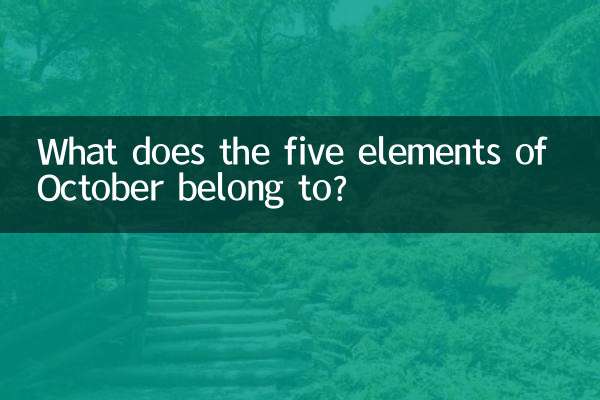 অক্টোবরের পাঁচটি উপাদান কীসের অন্তর্গত?