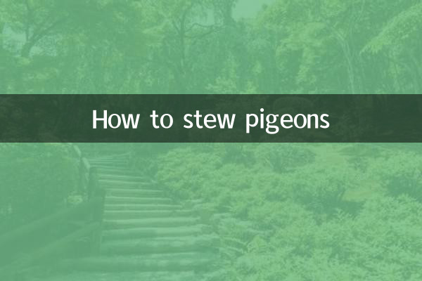 鳩の煮込み方