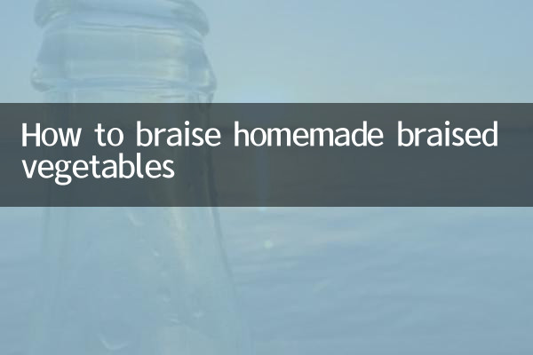 So schmoren Sie selbstgemachtes Schmorgemüse