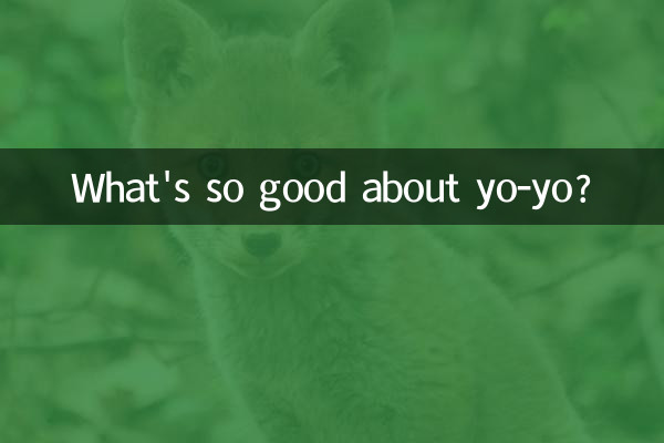 ヨーヨーの何がそんなに良いのですか？