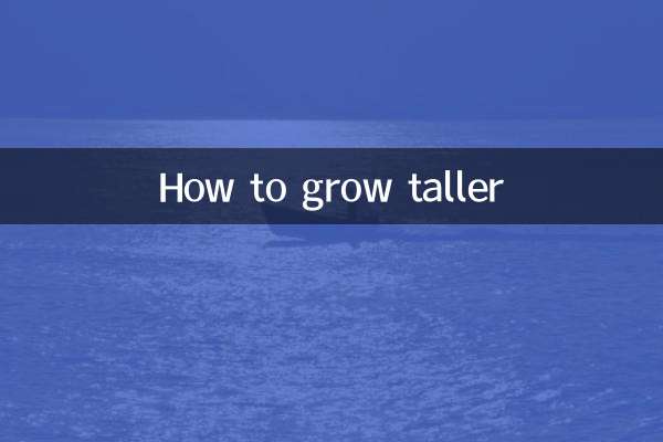 Come diventare più alto