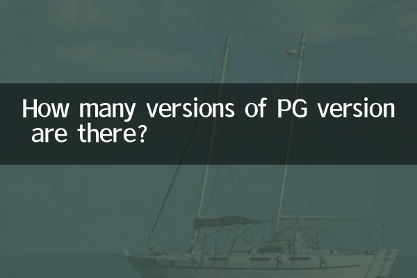 كم عدد إصدارات نسخة PG الموجودة؟