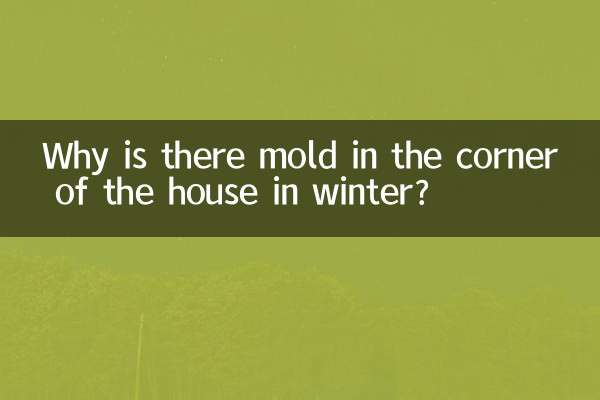 چرا در زمستان در گوشه خانه کپک زده می شود؟