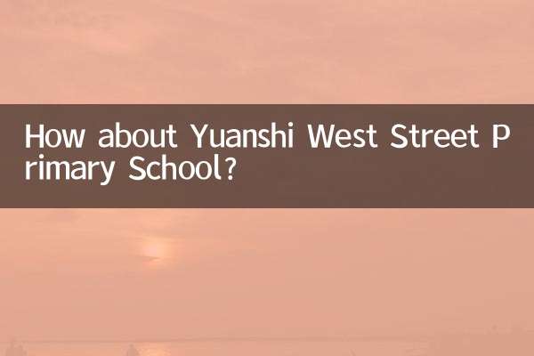 源市西街小学校はどうですか？