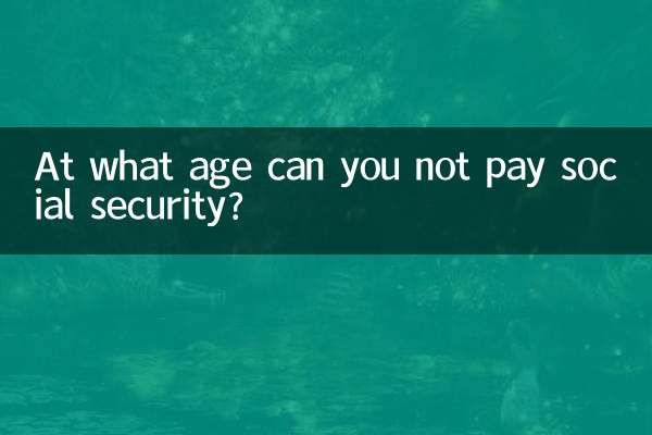 At what age can you not pay social security?