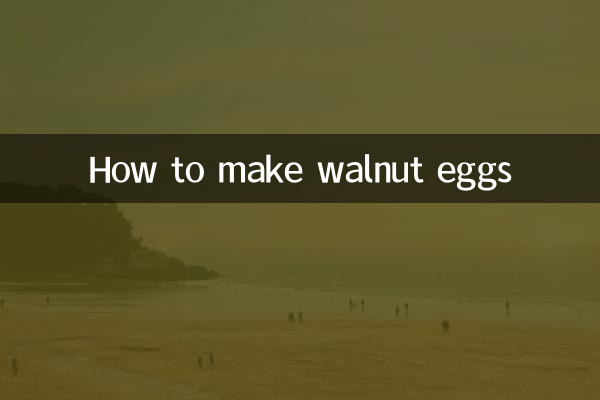 Wie man Walnusseier macht