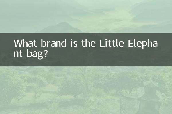 Di che marca è la borsa Little Elephant?