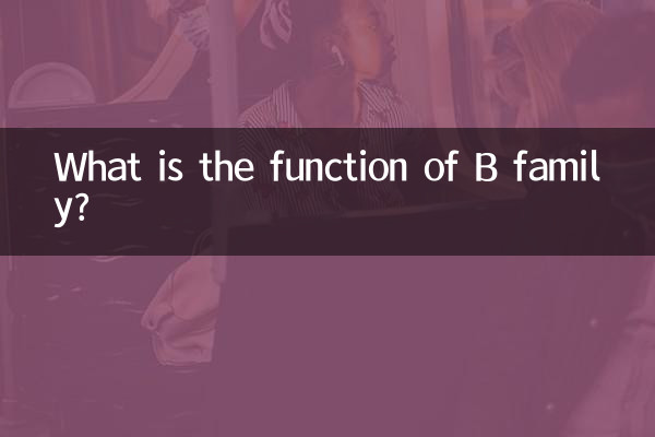 ما هي وظيفة عائلة ب؟