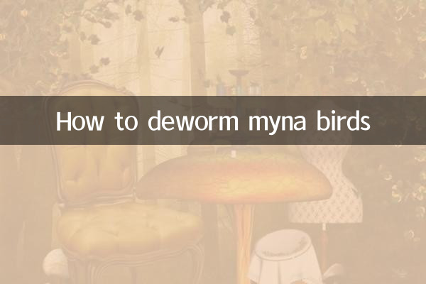 How to deworm myna birds