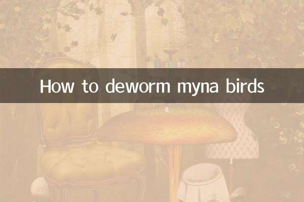 How to deworm myna birds