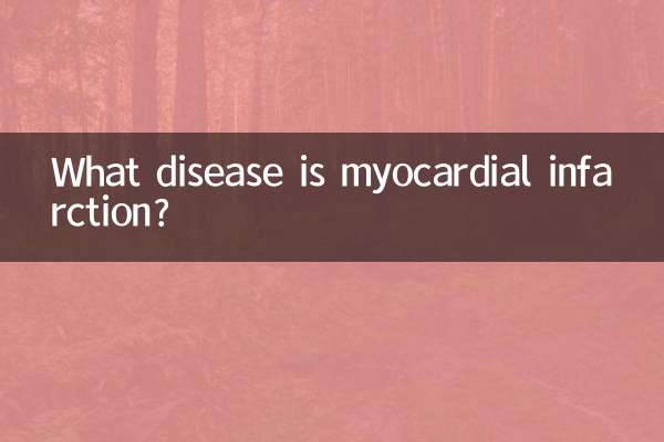 What disease is myocardial infarction?