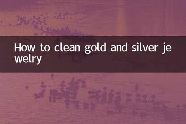 Como limpar joias de ouro e prata