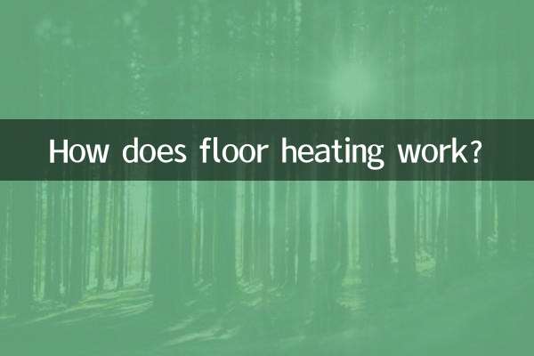 Come funziona il riscaldamento a pavimento?